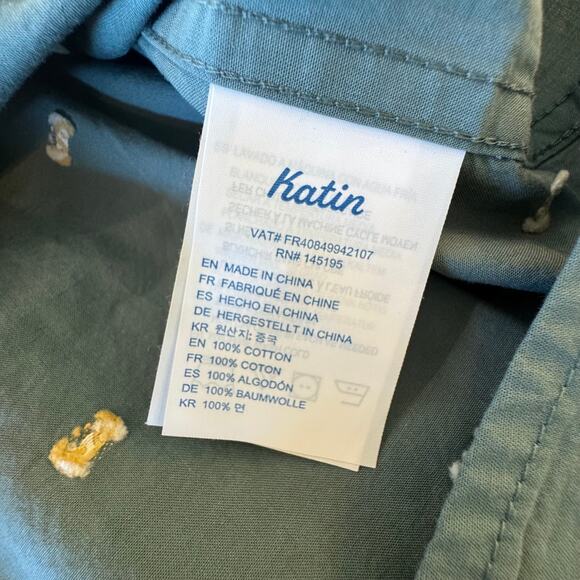 Katin Men's Button Up Shirt - Size M - Picture 3 of 6